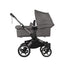 Bugaboo Donkey 5 Twin Bassinet And Stroller -  All Grey Melange/Graphite Chassis