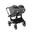 Bugaboo Donkey 5 Twin Bassinet And Stroller -  All Grey Melange/Graphite Chassis