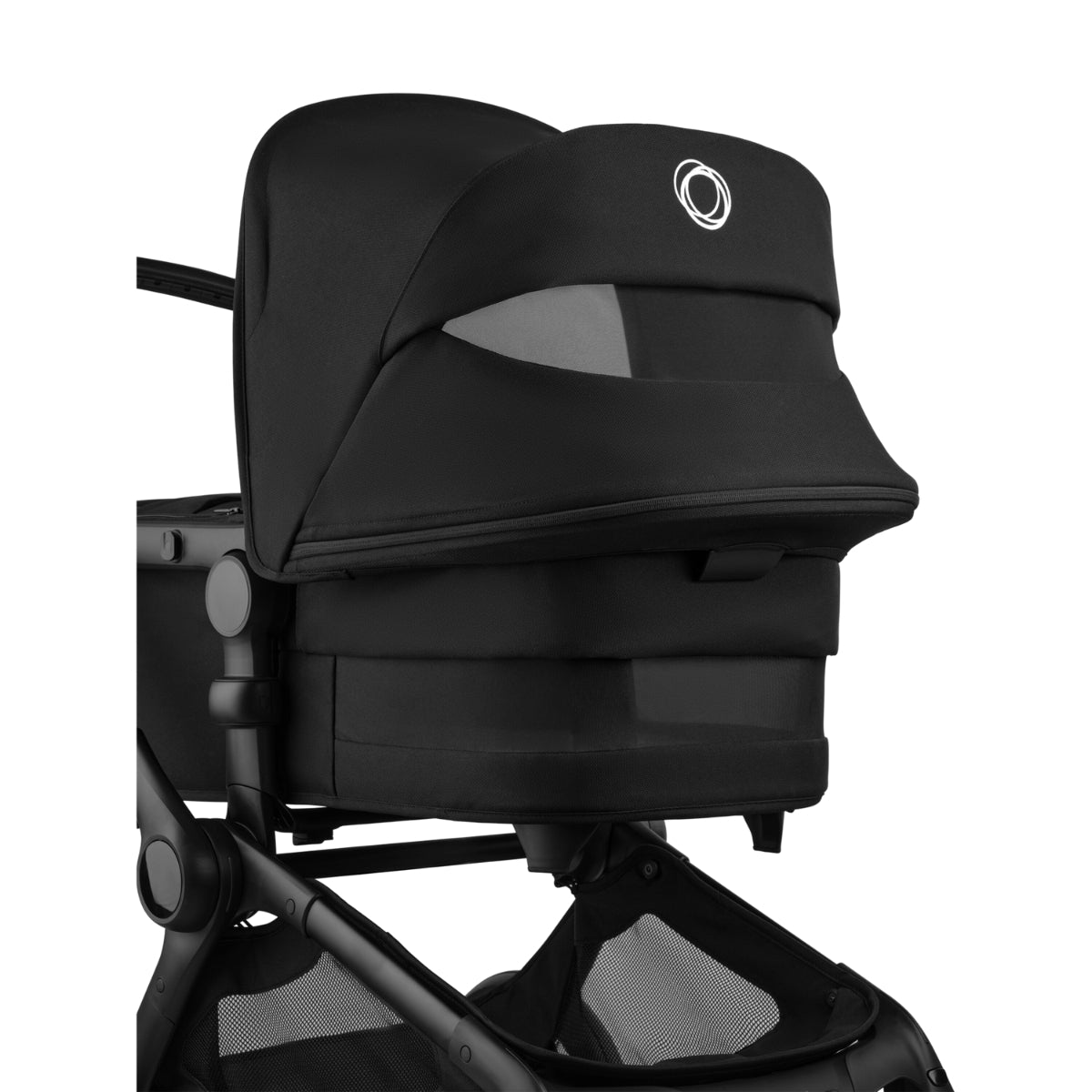 Bugaboo Fox 5 Renew Bassinet And Stroller - Misty White/Black Chassis