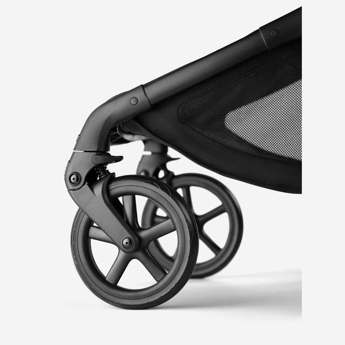 Bugaboo Fox 5 Renew Bassinet And Stroller - Misty White/Black Chassis