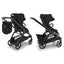 Bugaboo Dragonfly Stroller & Bassinet - All Grey Melange/Frame Black