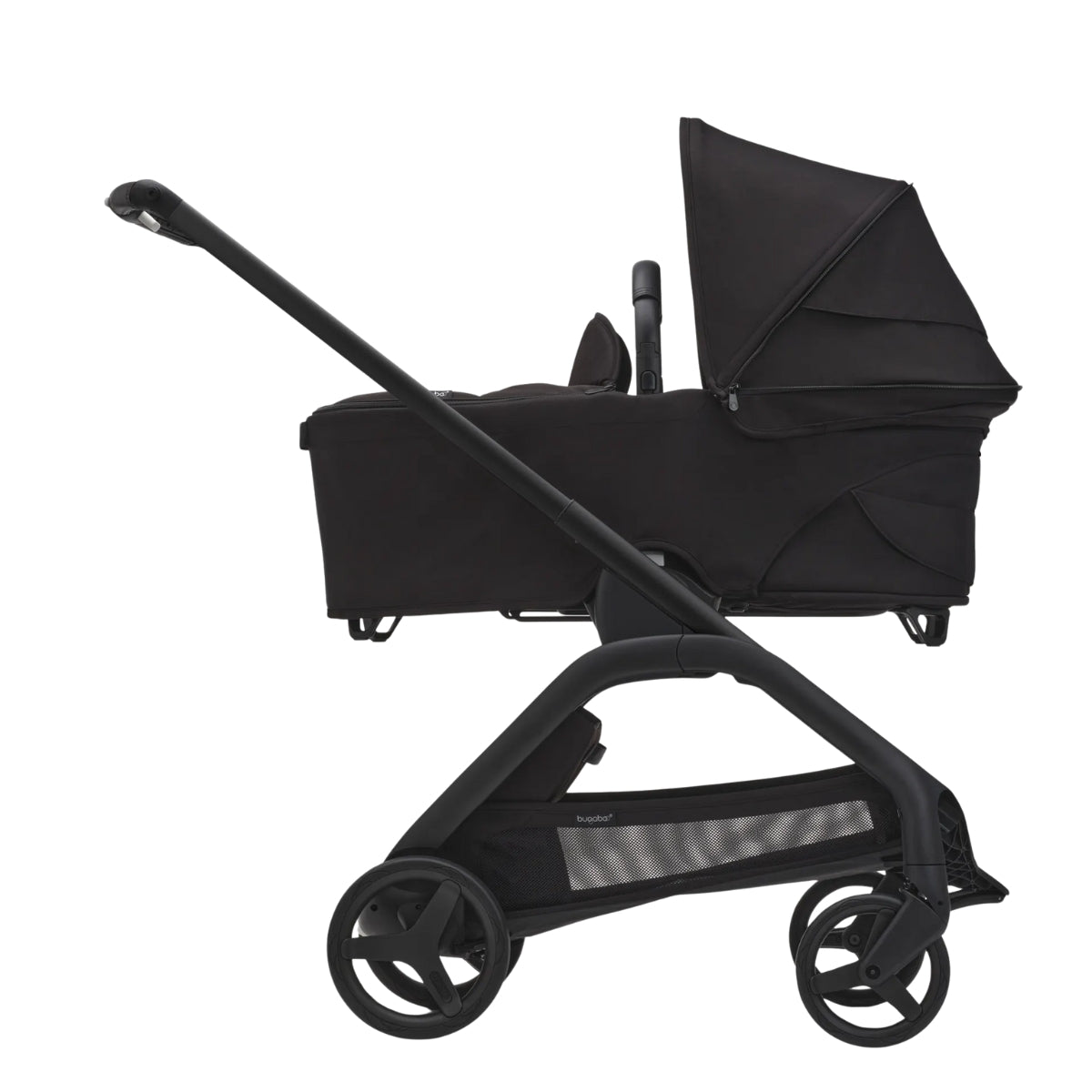 Bugaboo Dragonfly Stroller & Bassinet - Midnight Black/Frame Black