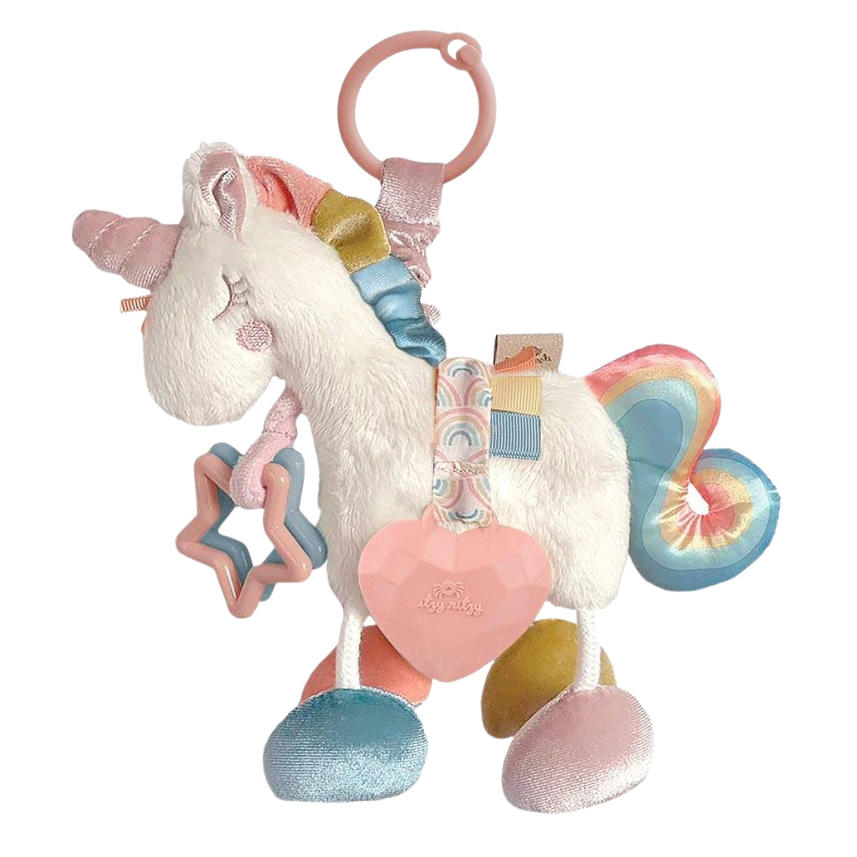 Itzy Ritzy Link & Love Teething Activity Toy - Unicorn