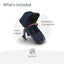 Uppababy Vista V3 RumbleSeat - Noa - Navy