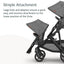 Uppababy Vista V3 RumbleSeat - Noa - Navy