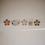 Mushie Flower Press Toy Soft Lilac/ Daffodil/ Ivory