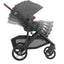 Uppababy Vista V3 Stroller - Greyson Charcoal Mélange/Carbon Frame/Saddle Leather
