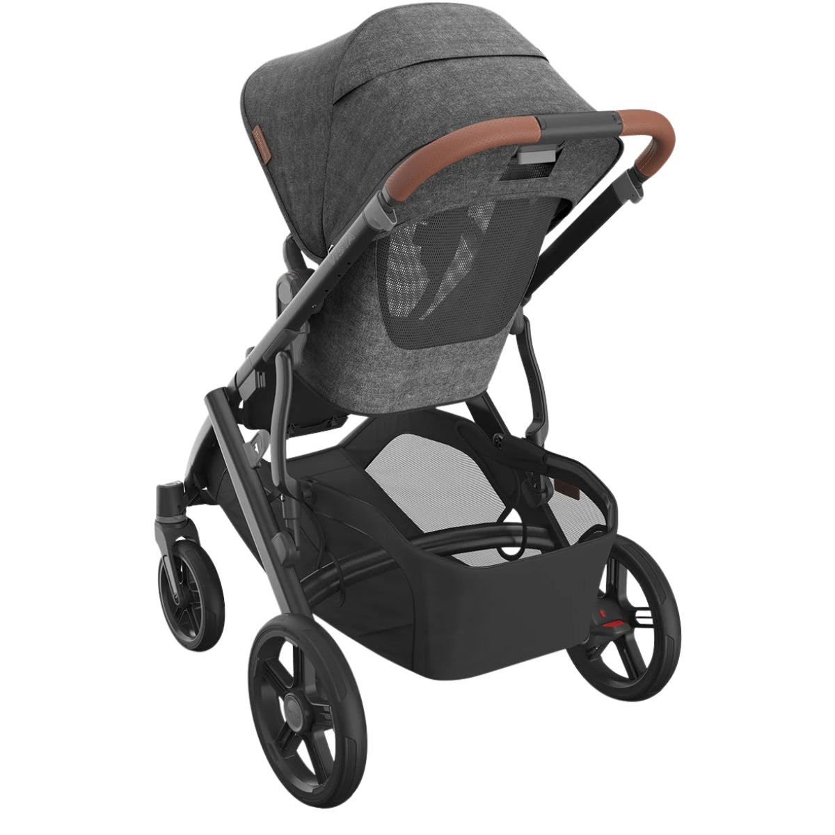 Uppababy Vista V3 Stroller - Greyson Charcoal Mélange/Carbon Frame/Saddle Leather
