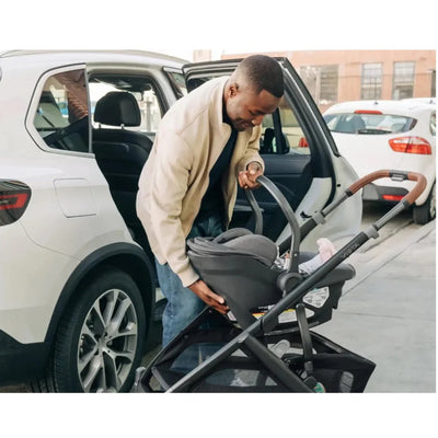 Uppababy Vista V3 Stroller - Greyson Charcoal Mélange/Carbon Frame/Saddle Leather