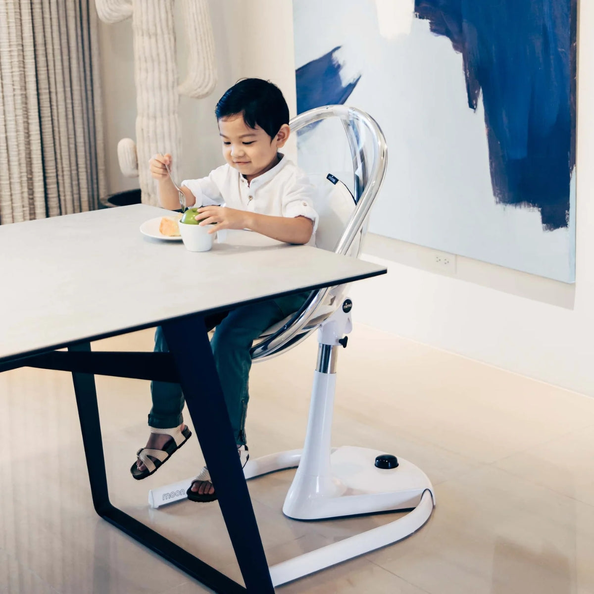 Mima® moon 2G high chair white/camel