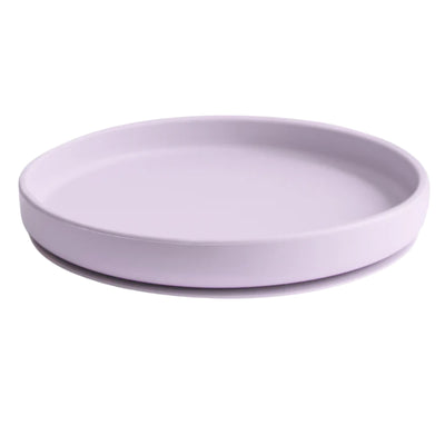 Mushie - Classic Silicone Suction Plate BPA-Free Non-Slip Design Soft Lilac