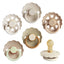 Mushie FRIGG Natural Rubber Cinnamon Charm Pacifier 6-Pack