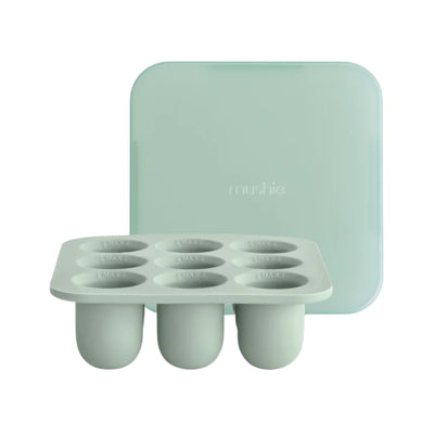 Mushie Fresh Food Feeder Freezer Tray Cambridge Blue