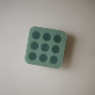 Mushie Fresh Food Feeder Freezer Tray Cambridge Blue