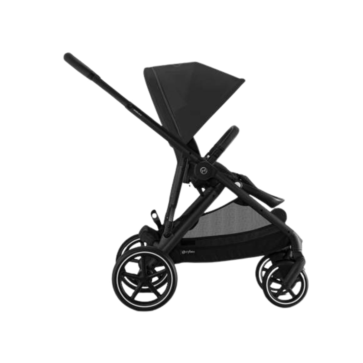 Cybex Gazelle S Single-to-Double Stroller - Black Frame / Moon Black