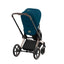 Cybex Priam 4 Complete Stroller Rose Gold Mountain Blue