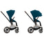 Cybex Priam 4 Complete Stroller Rose Gold Mountain Blue