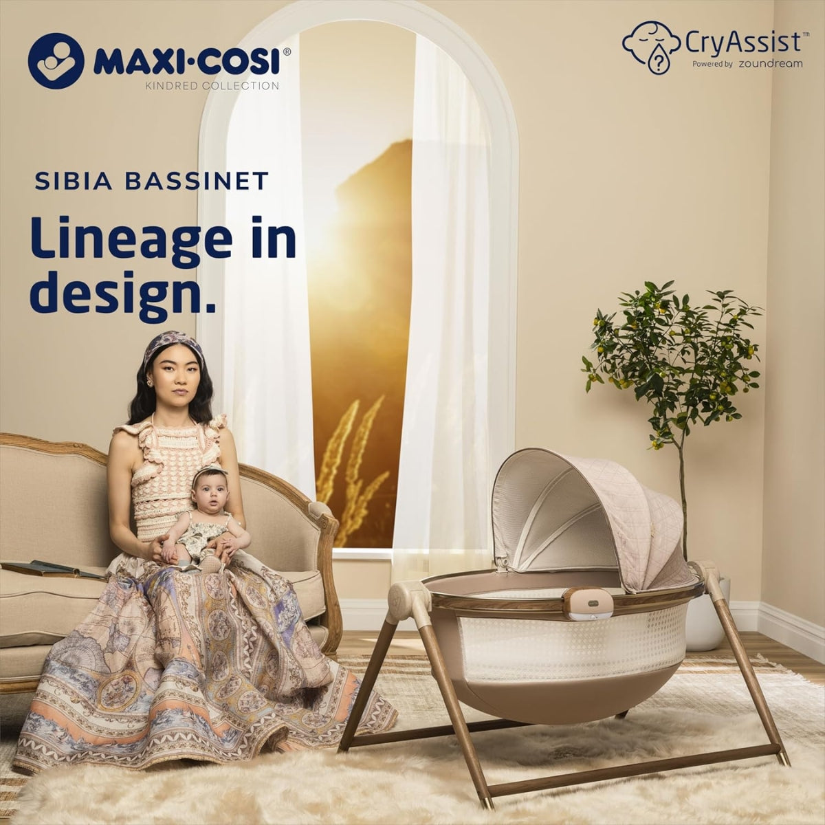 Maxi-Cosi Sibia Bassinet Natural Heritage