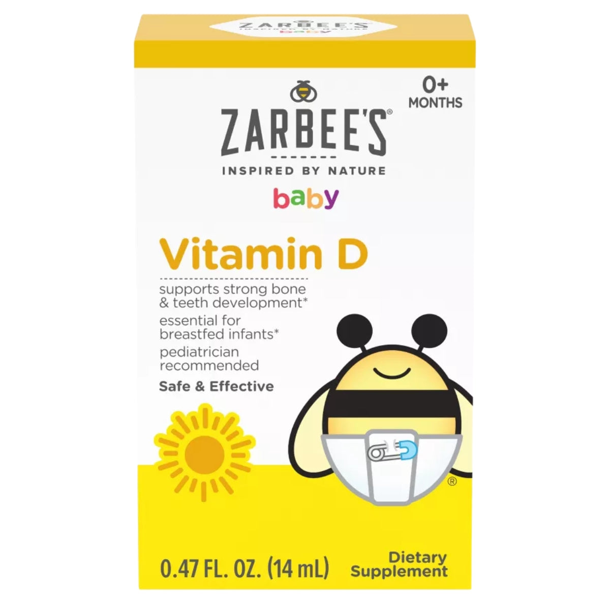 Zarbee's Vitamin D Drops for Infants