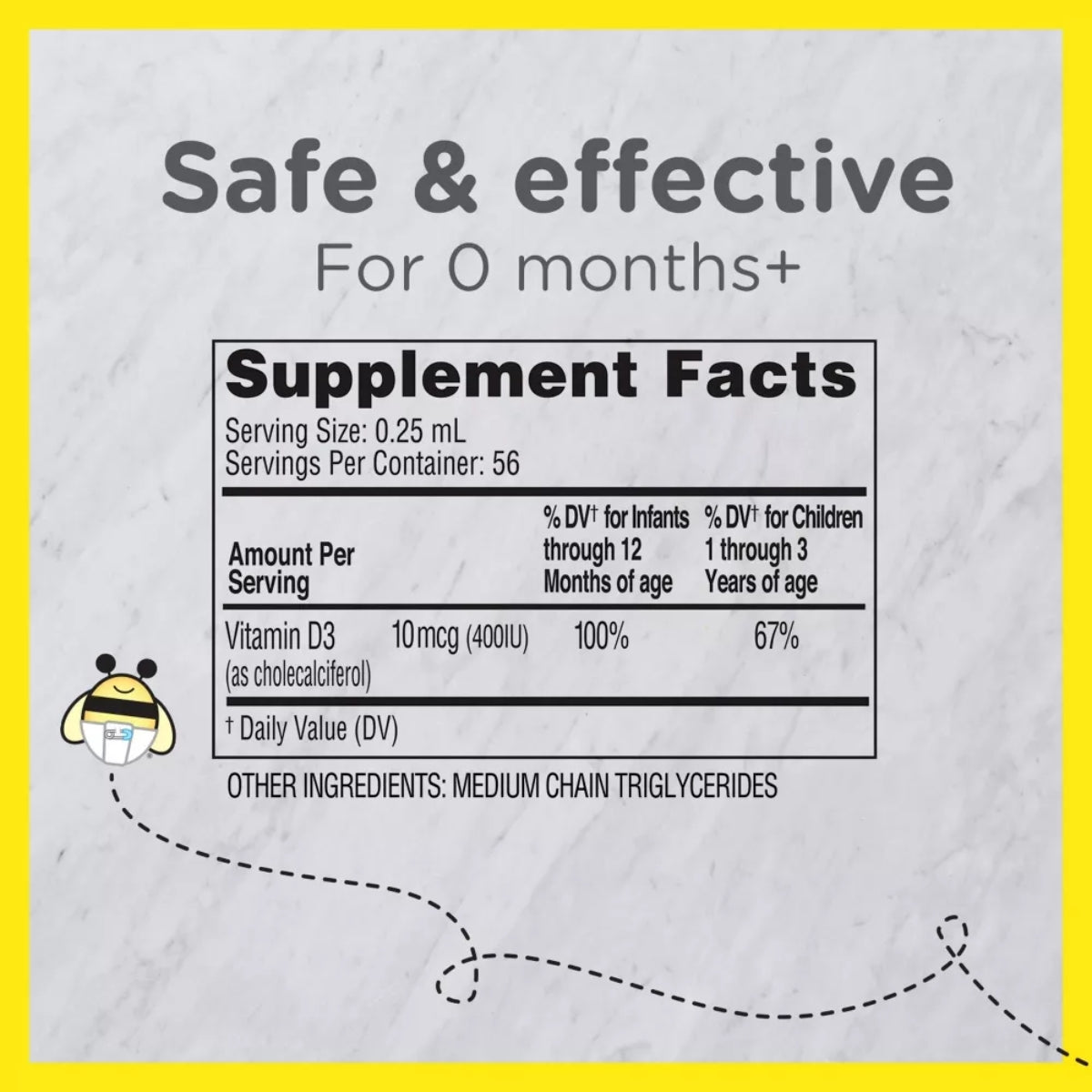 Zarbee's Vitamin D Drops for Infants