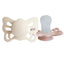 Mushie FRIGG Butterfly Anatomical Silicone Pacifier 2-Pack 0-6M Cream E Blush