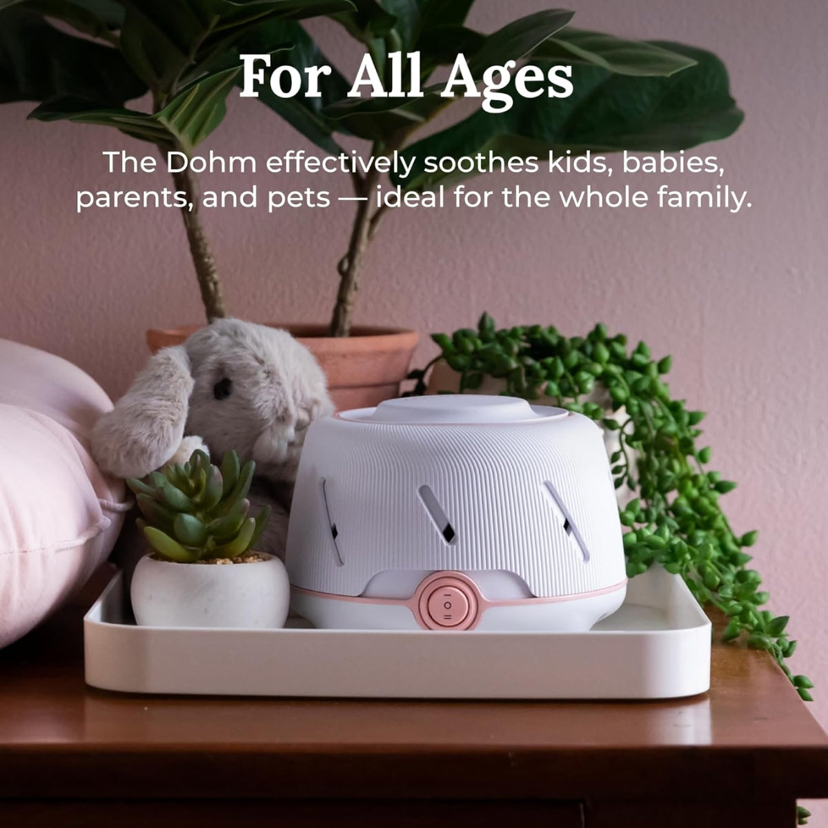 Dohm Sound Machine - White/Pink