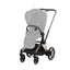 Cybex E-Priam 2 Stroller Frame - Rose Gold/Brown