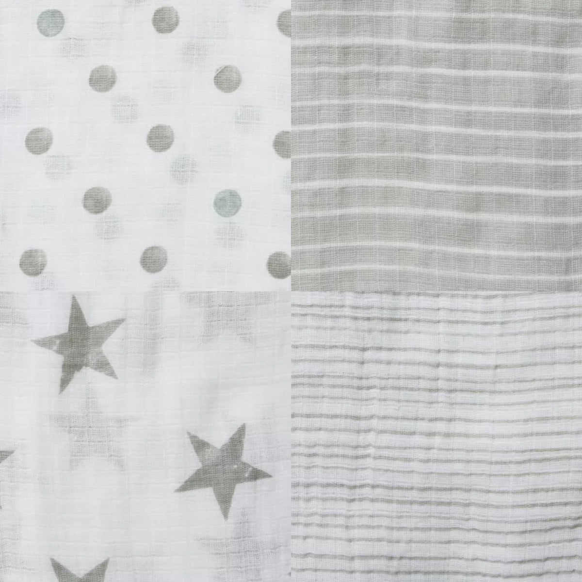 Aden + Anais - 4Pk Muslin Swaddles, Dusty