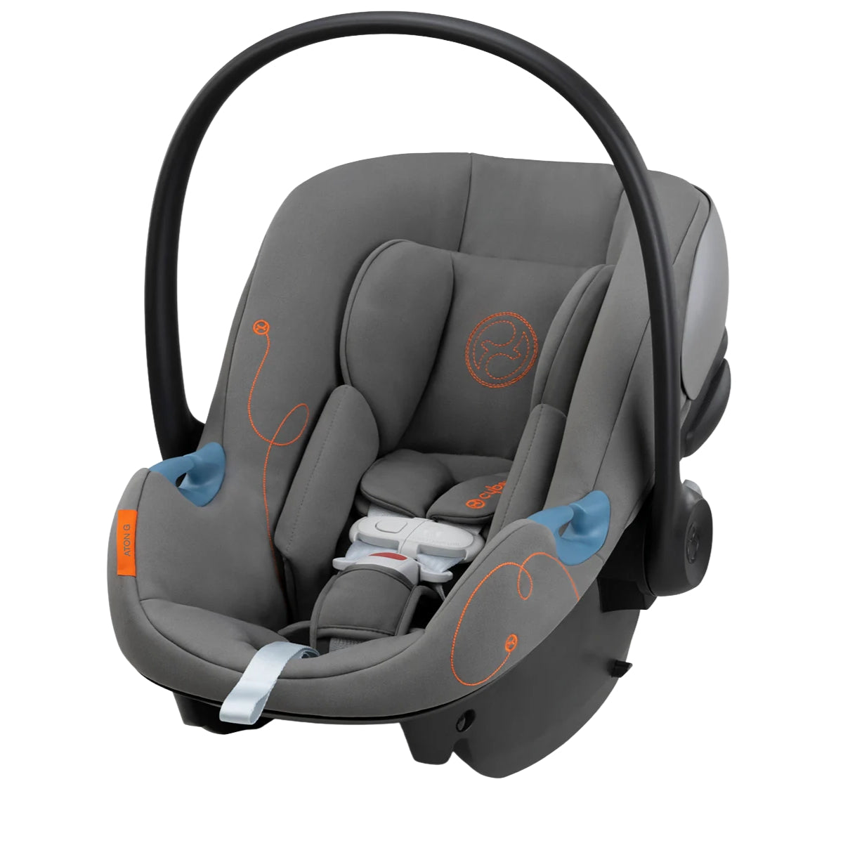 Cybex Aton G Infant Car Seat w/ SensorSafe - Lava Grey