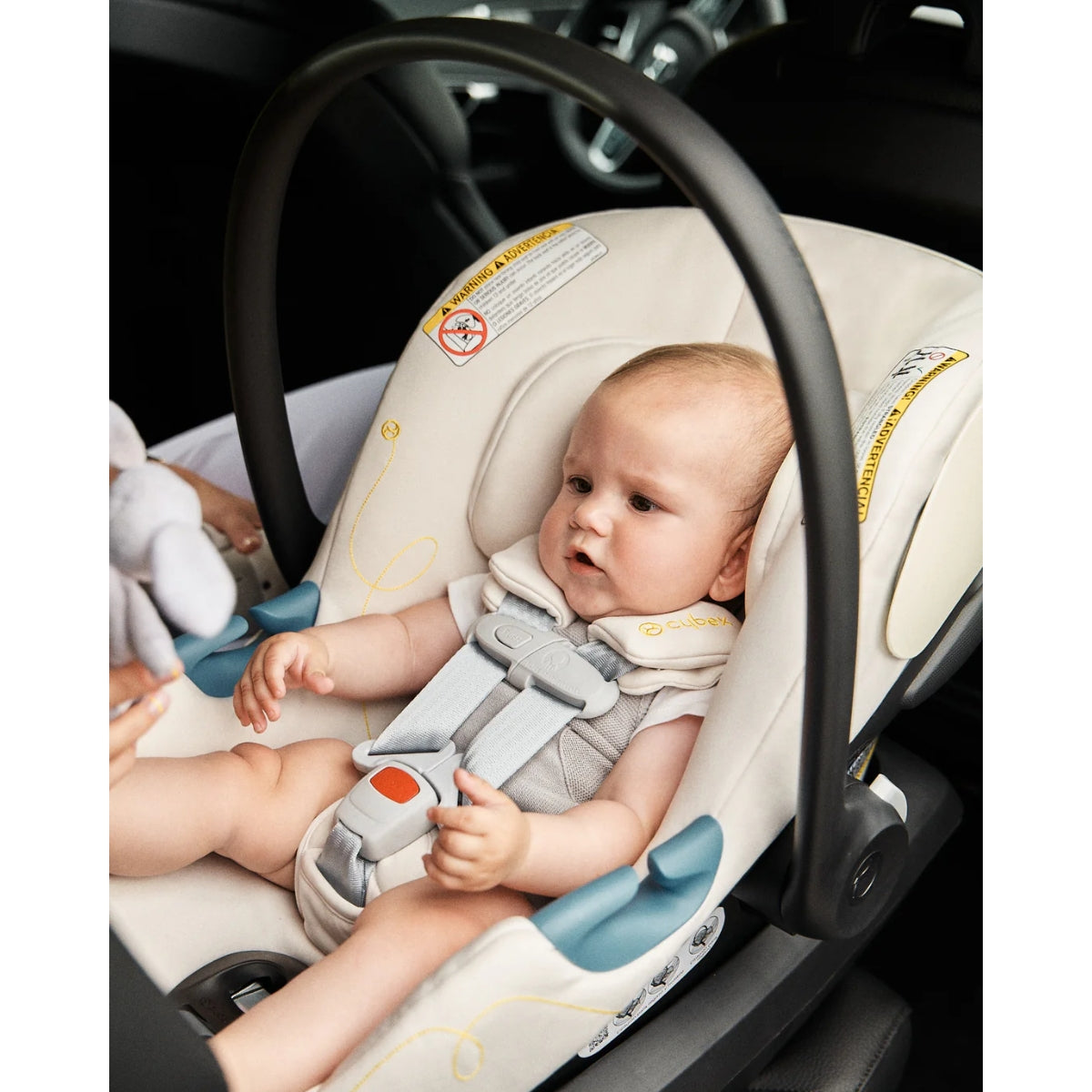 Cybex Aton G Infant Car Seat w/ SensorSafe - Lava Grey