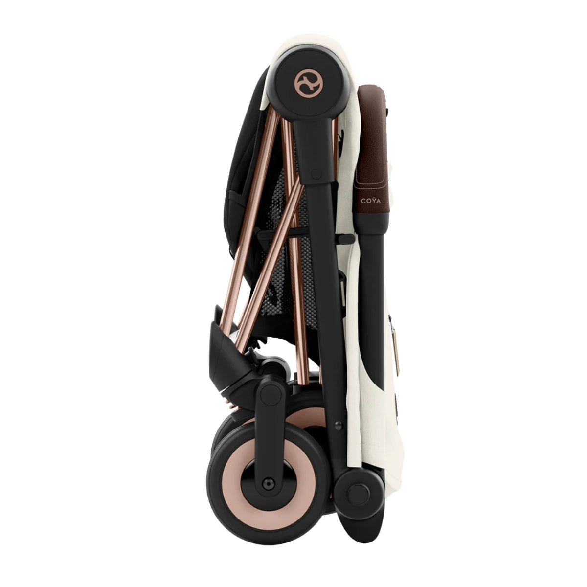 Cybex COYA Compact Stroller - Rose Gold / Off White