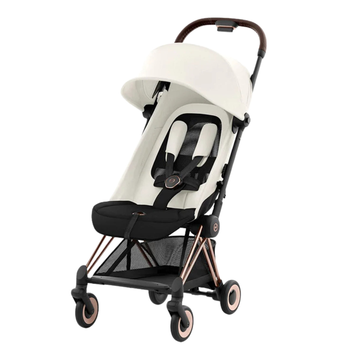 Cybex COYA Compact Stroller - Rose Gold / Off White