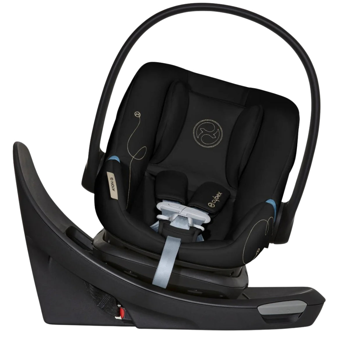 Cybex Aton G Swivel Infant Car Seat w/ SensorSafe - Moon Black