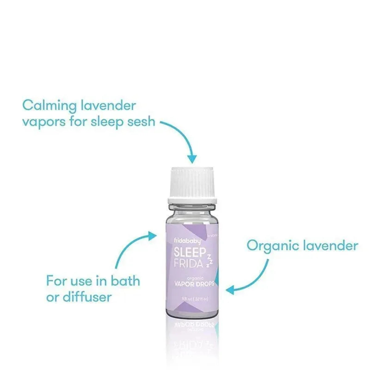 Vapor De Banho Fridababy Hora do Dormir 9,5ML - Simple & Easy to Use