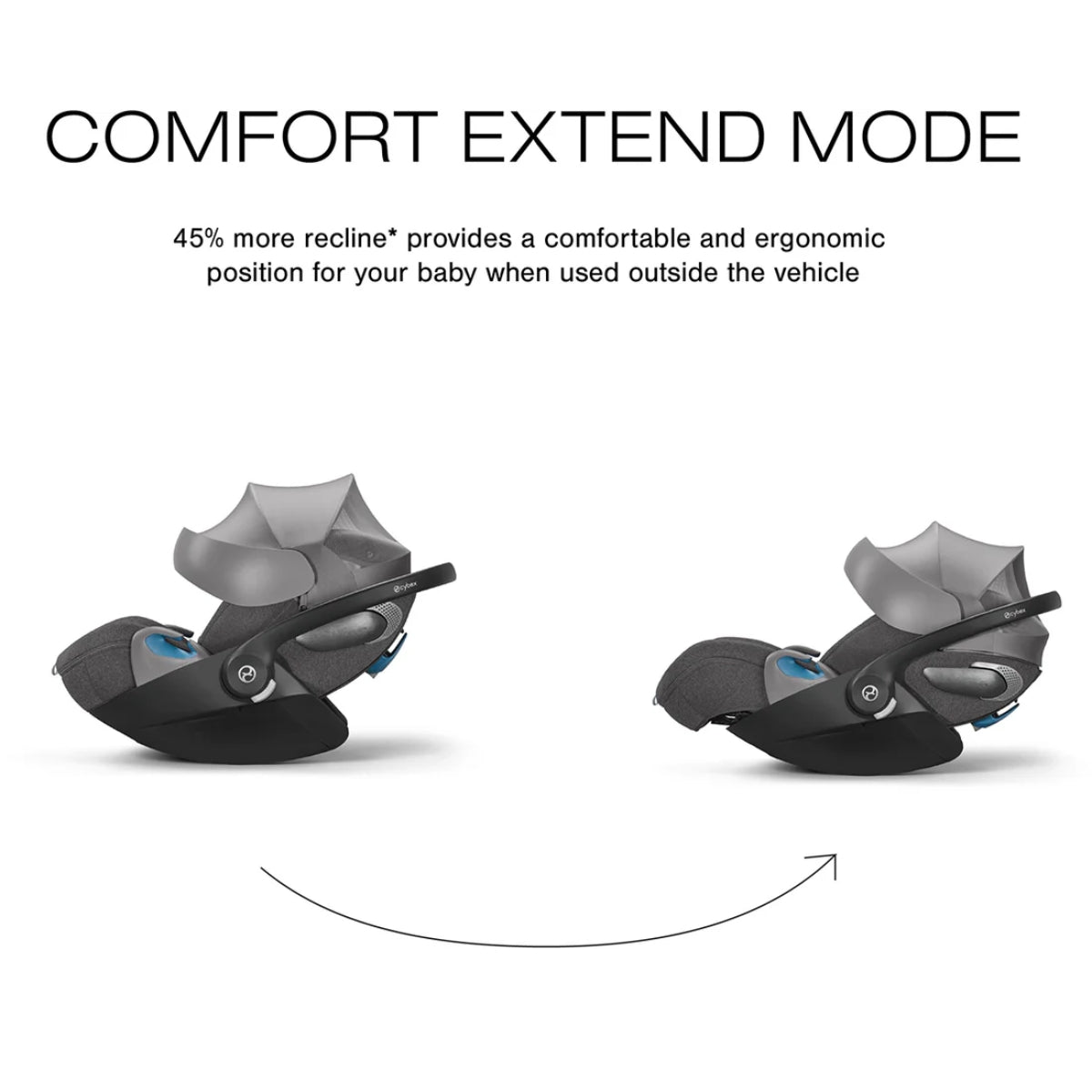 Cybex Cloud T Infant Car Seat w/ SensorSafe - Mirage Grey