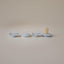 Mushie FRIGG Baby's First Pacifier Moonlight Sailing 4 Pack 0-6M Powder Blue