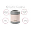 Beaba Stainless Steel 10 oz Jar - Rose
