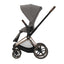 Cybex E-Priam 2 Stroller - Rose Gold/Brown Frame and Soho Grey Seat Pack