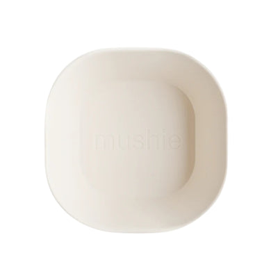 Mushie Square Dinnerware Bowl Set of 2 - Ivory