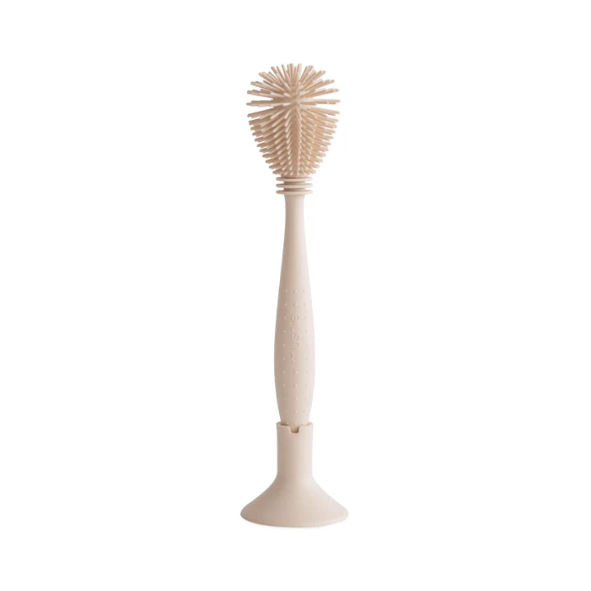 Mushie Silicone Baby Bottle Brush Shifting Sand