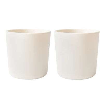 Mushie Dinnerware Cup Set Of 2 - Ivory