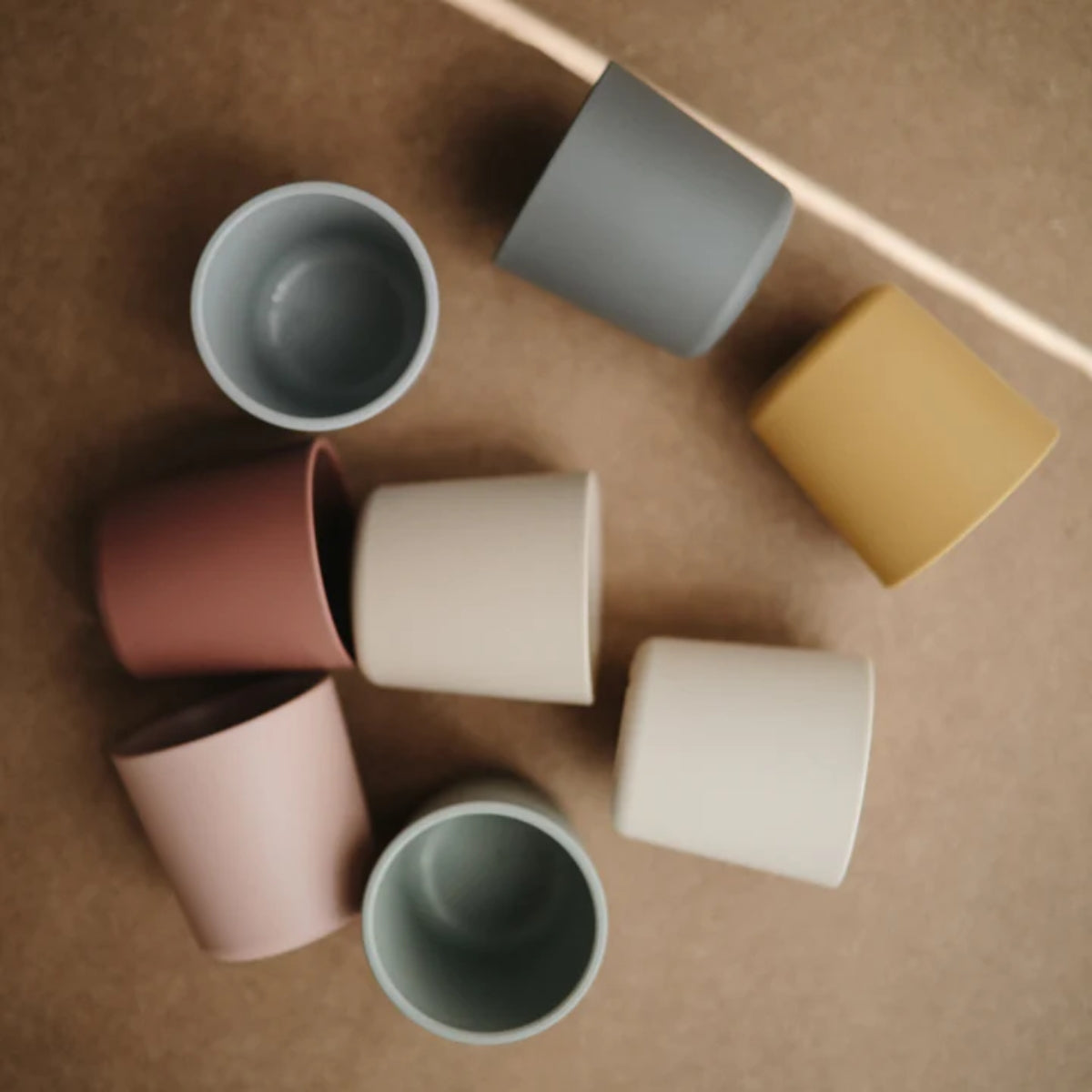 Mushie Dinnerware Cup Set Of 2 - Ivory