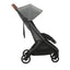 UPPAbaby Minu V3 Compact Stroller - Greyson (Charcoal Melange / Carbon Frame / Saddle Leather)