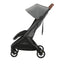UPPAbaby Minu V3 Compact Stroller - Greyson (Charcoal Melange / Carbon Frame / Saddle Leather)