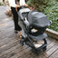 UPPAbaby Minu V3 Compact Stroller - Greyson (Charcoal Melange / Carbon Frame / Saddle Leather)