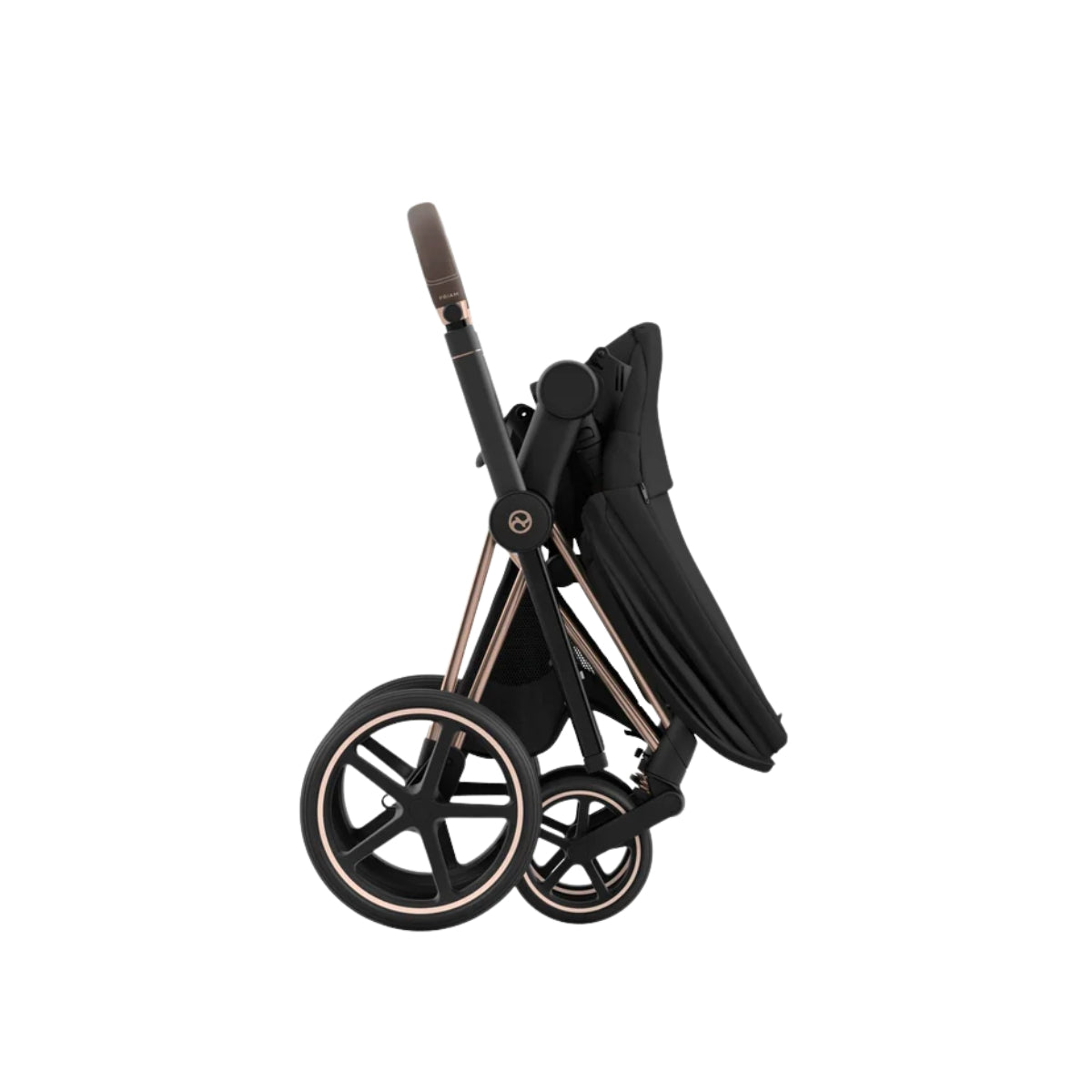 Cybex Priam 4 Complete Stroller Rose Gold Deep Black