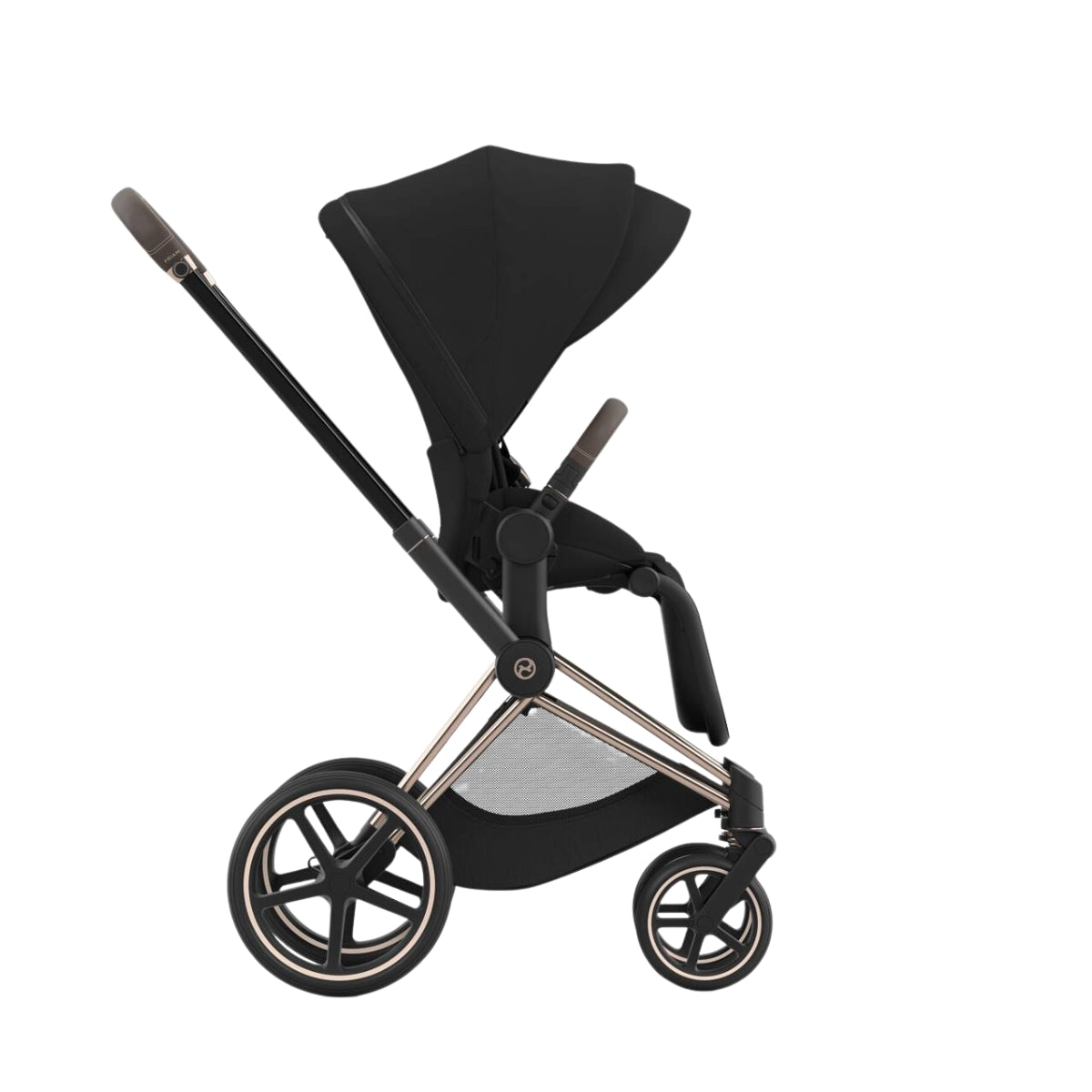 Cybex Priam 4 Complete Stroller Rose Gold Deep Black