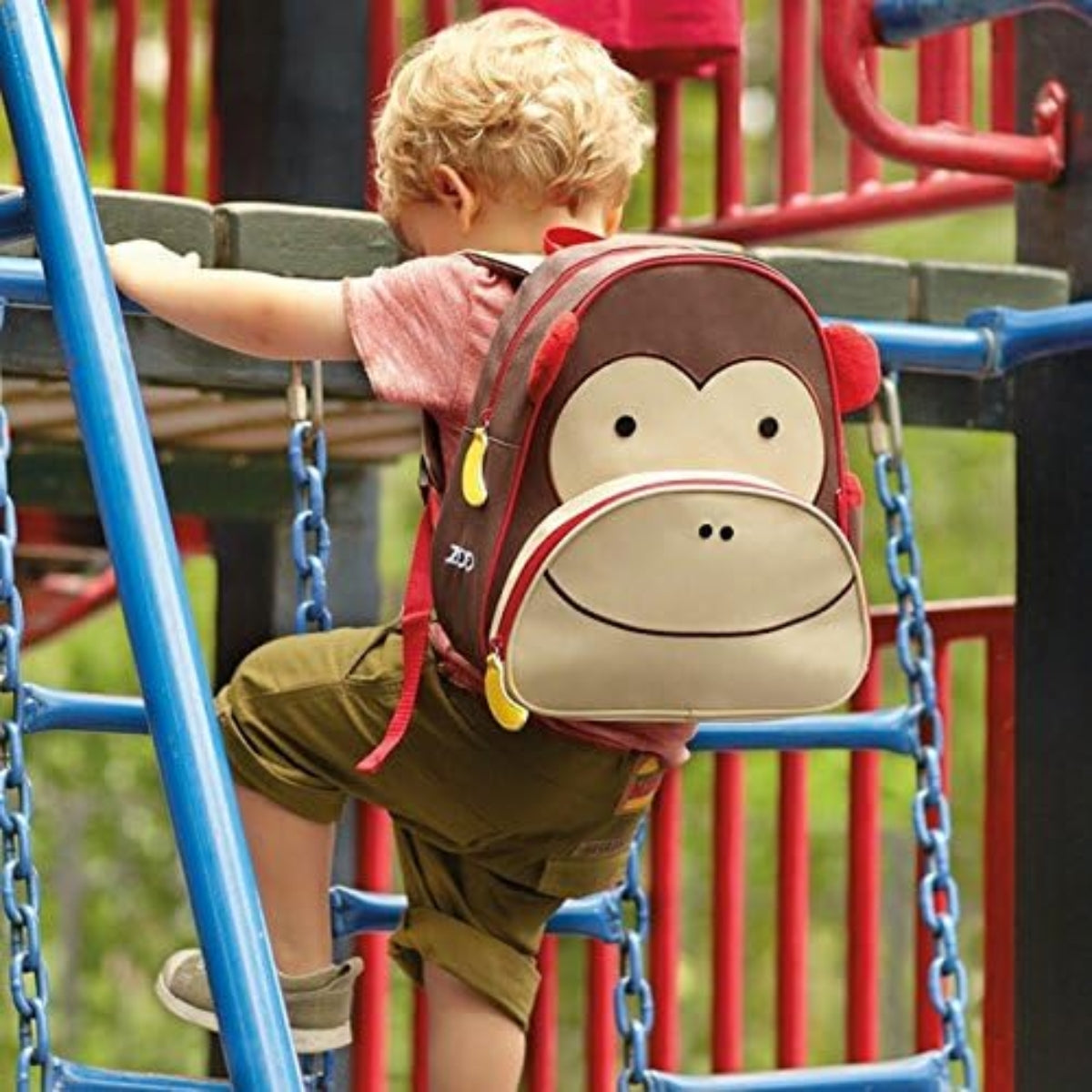 Skip Hop Little Kid Backpack Monkey