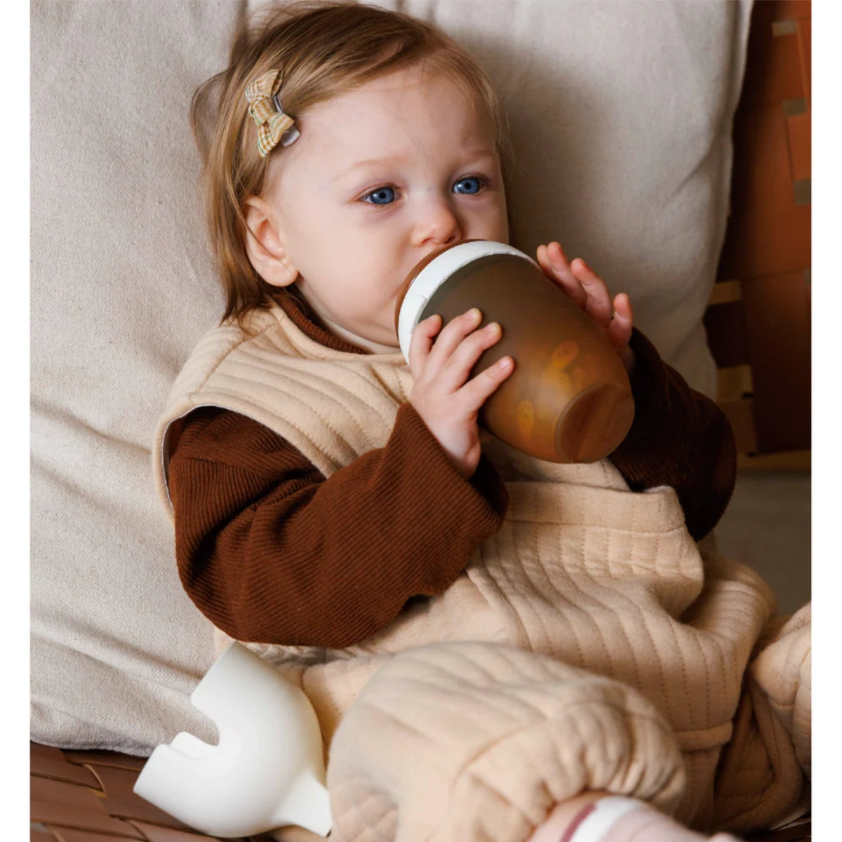 HEORSHE Ultra Wide Neck Baby Bottle 5 OZ - White