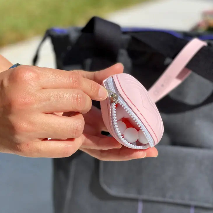 Ali + Oli Pacifier Holder Case - Pink - Luna Baby Store Miami